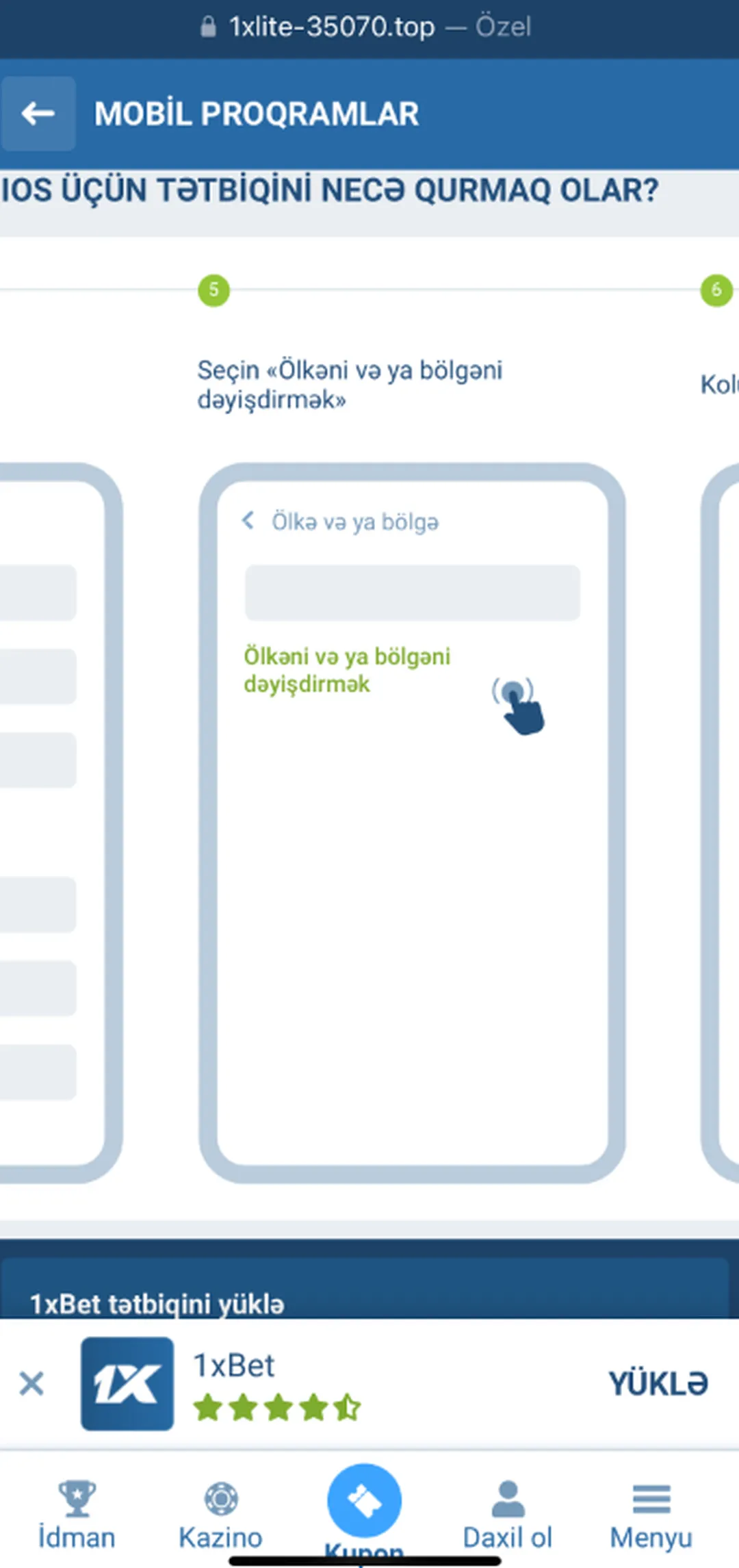 1Xbet İOS App